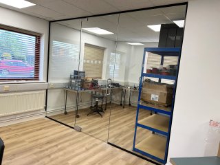 Wastewater Fuels (Coventry, West Midlands): Glass Partition Office Front