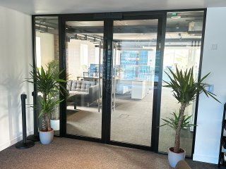 Welwyn Homes Ltd (Stevenage, Hertfordshire): Double Glazed Glass Office Partitions and Doors