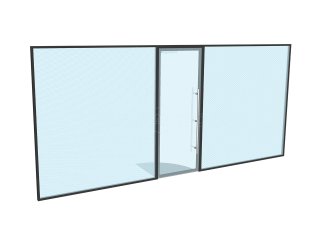 Welwyn Homes Ltd (Stevenage, Hertfordshire): Double Glazed Glass Office Partitions and Doors