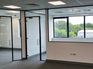 Westfield Properties  (Lymington, Hampshire): Frameless Glass Office Fitout
