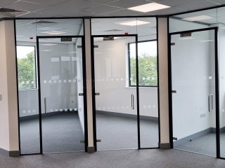 Westfield Properties  (Lymington, Hampshire): Frameless Glass Office Fitout
