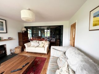 Domestic Project (Winchester, Hampshire): T-Bar Black Framed Glass Wall and Door