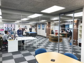 Rescom Ltd (Worsley, Manchester): Acoustic Glass Corner Office