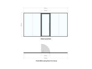 Yeo Valley Farms (Bristol, North Somerset): Double Glazed Acoustic Glass Office Partition and Door