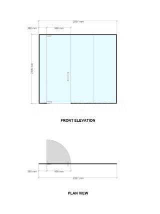 Your Cargo Contact (Colchester, Essex): Frameless Glass Office Wall and Door