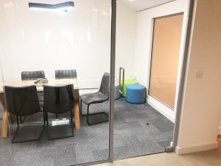 Zinc Digital (Little Houghton, Northampton): Toughened Glass Partition & Glazed Office Divider Screen