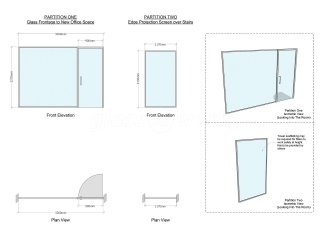 Zinc Digital (Little Houghton, Northampton): Toughened Glass Partition & Glazed Office Divider Screen