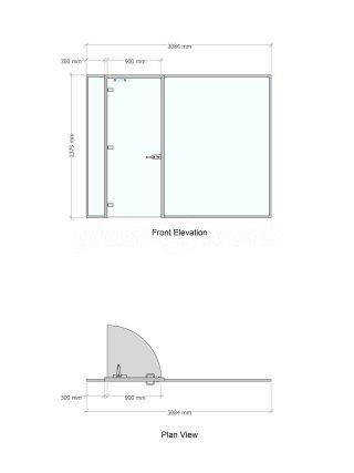 Zone Cee (Bilston, West Midlands): Glass Office Partition With Window Film