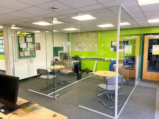 Zone Cee (Kings Heath, Birmingham): Glass Office Partitions