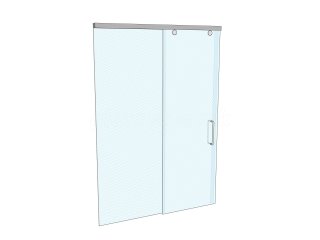 Domestic Project (Barry, Wales): Glass Sliding Door With Side Panel