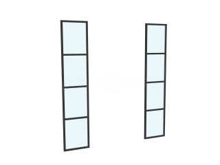 Domestic Project (Ipswich, Suffolk): T-Bar Glass Room Divider Fins