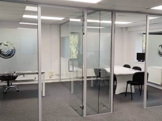 Adaptive Reliable Management Systems (Eastleigh, Hampshire): Glass Office Pods Using Laminated Acoustic Glass