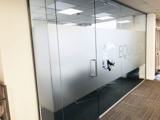 Equation Recruitment (Bicester, Oxfordshire): Glass Corner Office Partitioning