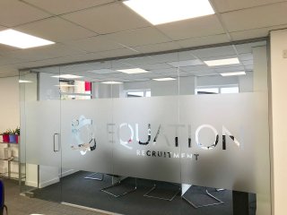 Equation Recruitment (Bicester, Oxfordshire): Glass Corner Office Partitioning