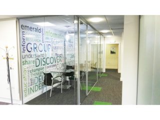 Emerald Group (Bingley, West Yorkshire): Acoustic Glass Office Partitions / Office Pods