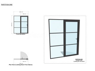 Residential Project (Barry, Vale of Glamorgan, Wales): Heritage Black Framed Glass Door and Side Panel