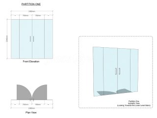 Domestic Project (Symington, South Ayrshire): Toughened Glass Frameless Double Doors