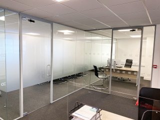 Capital Cooling (Livingston, West Lothian): Multiple Glass Office Partition Fit-out