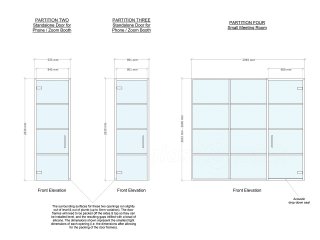 Carbon Interiors LTD (Hoxton Square, London): White Industrial Style T-Bar Glass Office Rooms