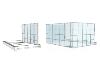 Carbon Interiors LTD (Hoxton Square, London): White Industrial Style T-Bar Glass Office Rooms