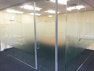 Fortem Solutions (Chesterfield, Derbyshire): Toughened Glass Corner Room Partitioning