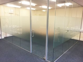 Fortem Solutions (Chesterfield, Derbyshire): Toughened Glass Corner Room Partitioning