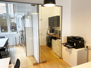 Chilworth Land (Carnaby, London): Office Glass Room Divider Screen and Glazed Door