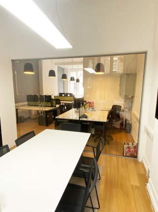 Chilworth Land (Carnaby, London): Office Glass Room Divider Screen and Glazed Door