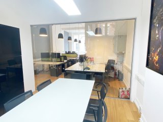 Chilworth Land (Carnaby, London): Office Glass Room Divider Screen and Glazed Door