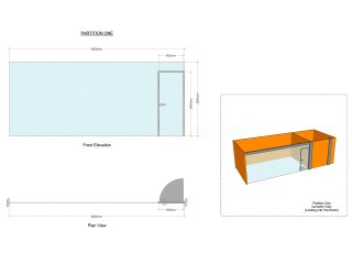 Hope City Church (Hereford, Herefordshire): Acoustic Glass Wall And Door [with soundproofing]