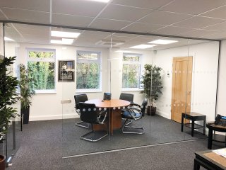 Jay City Finance Ltd (Kings Langley, Hertfordshire): Two Frameless Glass Office Walls & Doors