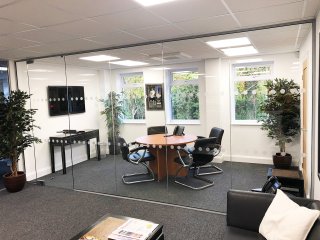 Jay City Finance Ltd (Kings Langley, Hertfordshire): Two Frameless Glass Office Walls & Doors