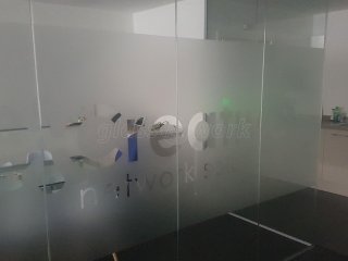 Creative Network Solutions (Bamber Bridge, Lancashire): Single Glazed Acoustic Partitions with Bespoke Opal Frost Film