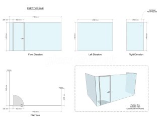Creative Network Solutions (Bamber Bridge, Lancashire): Single Glazed Acoustic Partitions with Bespoke Opal Frost Film