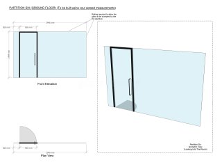 Collaborate Global HQ (Donnington, West Sussex): Single Glazed Acoustic Glass offices Formed Below Apex Ceiling