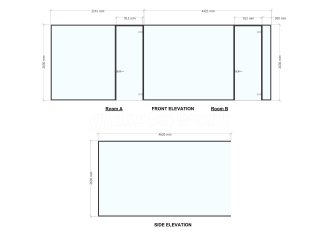 Computerlink (Enderby, Leicester): Two Room Glass Office With Black Trackwork