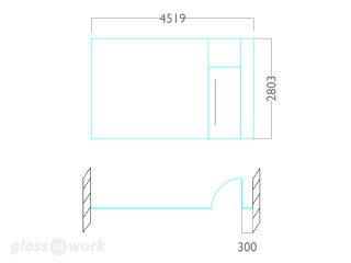 Court Collaboration (City Centre, Birmingham): Single Glazed Office Partition