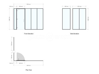 Cox Workshops (Tottenham, London): Paneled Acoustic Glass Office Partition Fitout