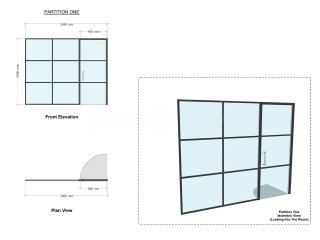 Dental Smiles Takeley (Takeley, Essex): Industrial-Style Glass Wall For Dental Surgery