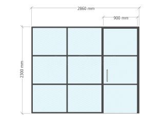 Dental Smiles Takeley (Takeley, Essex): Industrial-Style Glass Wall For Dental Surgery