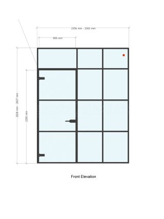 Domestic Project (Bethnall Green, London): T-Bar Banded Glazing