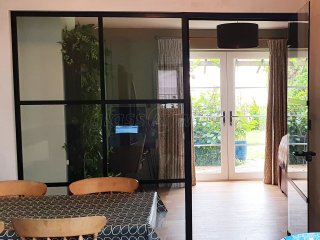 Domestic Project (Wotton-under-Edge, Gloucestershire): Toughened T-Bar Metal and Glass Room Divider