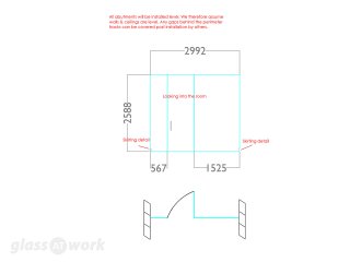 Fletcher Wilson (Newham, London): Small Glass Partition