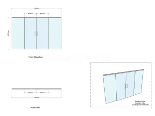 Cherubs Nurseries (Bulwell, Nottingham): Frameless Toughened Sliding Double Doors