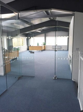 Hamlet Homes (Chichester, West Sussex): Frameless Glazed Walls With A Transom Bar At The Ceiling