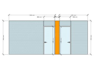 Frencon Construction Limited (High Wycombe, Buckinghamshire): Double Glazed Office Screens With Integral Blinds