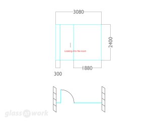 Domestic Basement (Crawley, Surrey): Glass Home Office