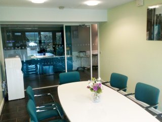 St Andrews Hospice (Grimsby, Lincolnshire): Meeting Room Glass Office Screen And Door