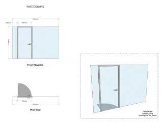 St Andrews Hospice (Grimsby, Lincolnshire): Meeting Room Glass Office Screen And Door