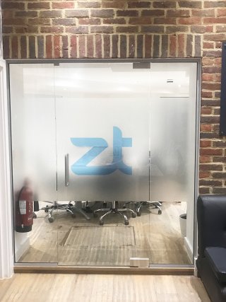 Zuri Technologies (Shoreditch, London): Glass Office Screen With Digital Lock